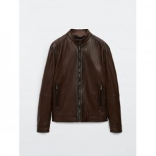 BLOUSON EN CUIR NAPPA