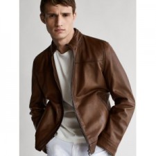 BLOUSON EN CUIR NAPPA