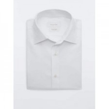 Chemise coton et lin coupe Slim